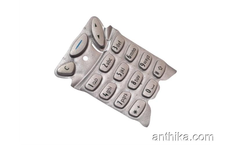 Nokia 3210 Tuş Original Keypad Silver New
