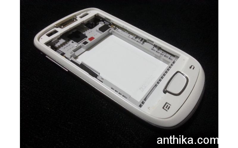 Samsung S5570 Kapak Tuş Kasa Orjinal Full Housing White New