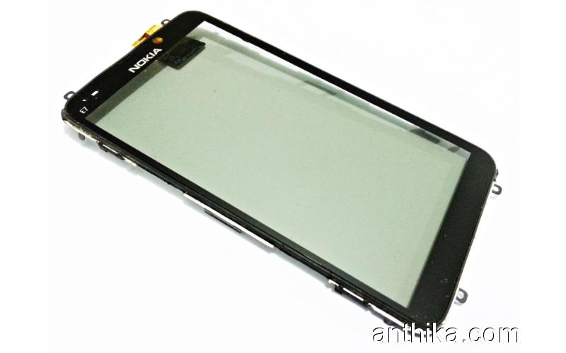 Nokia E7 E7-00 Dokunmatik Original Digitizer Touchscreen Black Used