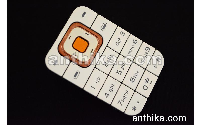 Nokia 7370 Tuş Original Keypad Chreme New 9799473