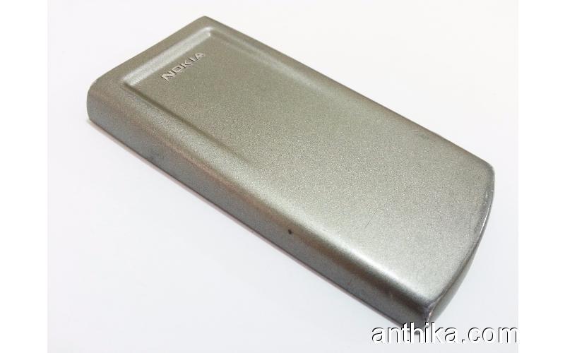 Nokia 8850 8890 Arka Kapak Battery Cover Silver-2