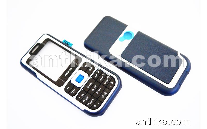 Nokia 7360 Kapak Tuş High Quality Cover and Keypad Navy Blue New