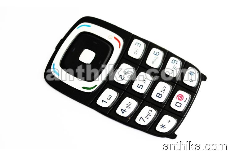 Nokia 6103 Tuş Original  Keypad Keymat Latin Black New 9798963