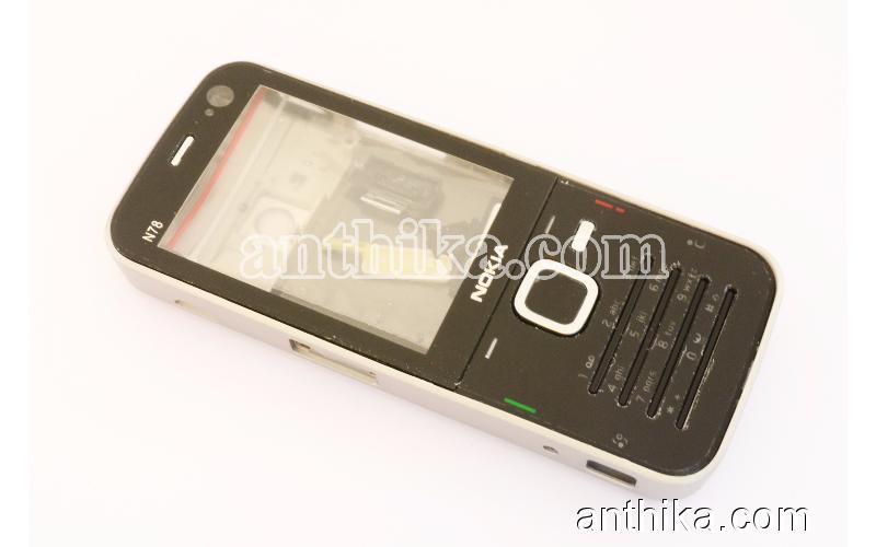 Nokia N78 Kapak Tuş Kasa Orjinal Kalitesinde Housing Black New