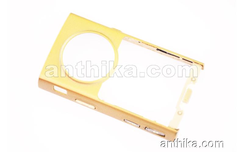 Nokia N95 Kapak Original Back Cover Gold Used