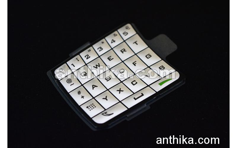 Nokia 6820 Tuş Original Keymat Silver Qwerty Latin Left New 9797574