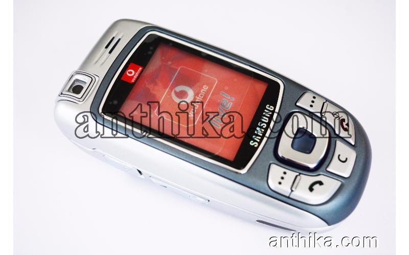 Samsung E810 Kapak Kasa Tuş Original Full Housing Silver New