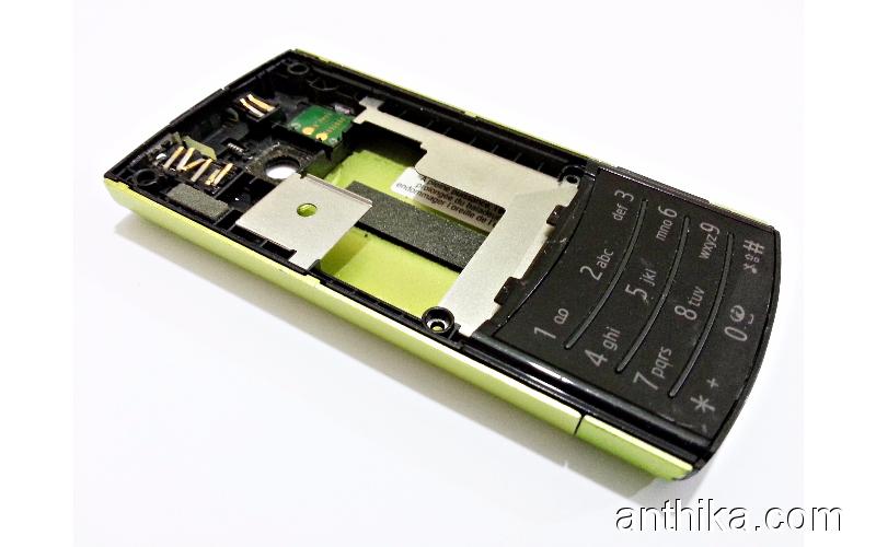 Nokia 6700 Slide Orjinal Orta Kasa Kapak Arka Kapak Green Middle-4