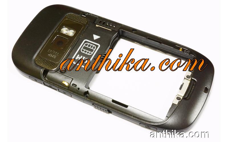 Nokia C7 Kasa Original Middle Cover Frame Black Used - 6