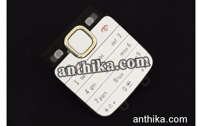 Nokia C1-01 Tuş Orjinal Keypad White Used