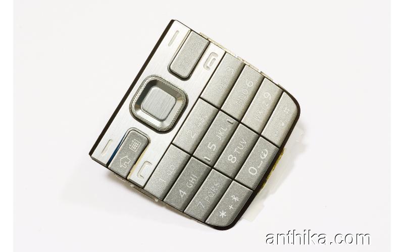 Nokia E52 Tuş Orjinal Kalitesinde Keypad Silver New