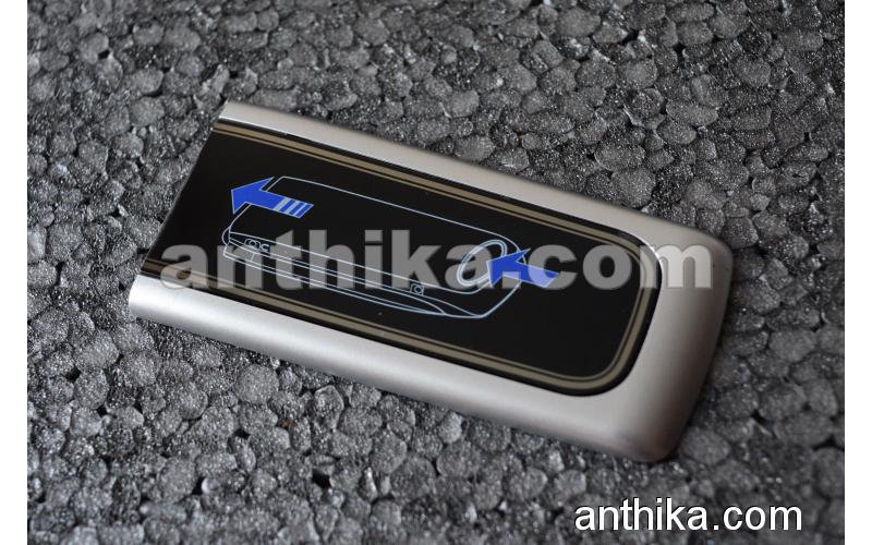 Nokia 6555 Fold Kapak Original Battery Cover Grey New 0250297