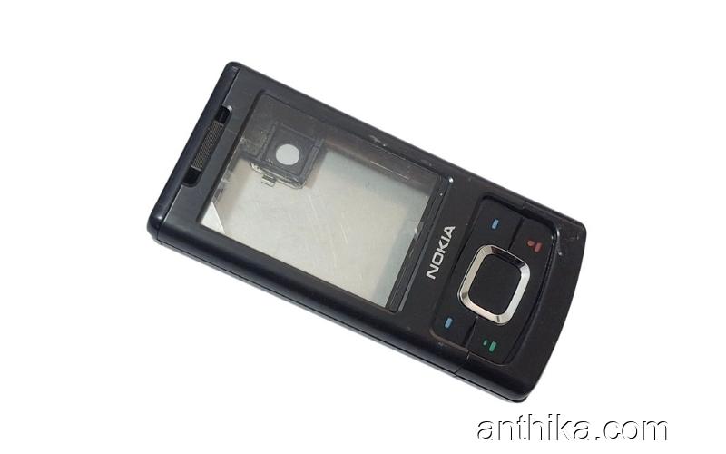 Nokia 6500 Slide Kapak Kasa Tuş Original Full Housing Black New Condition