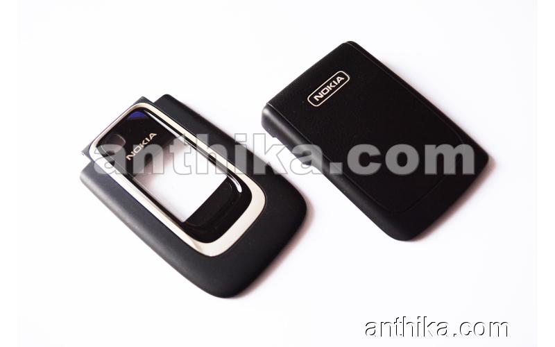 Nokia 6131 Kapak Original Front and Battery Cover Black New