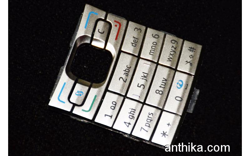 Nokia E50 Tuş Orjinal Kalitesinde Keypad Silver New