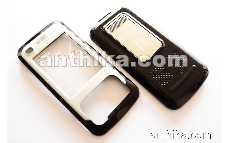 Nokia 6110 Navigator Kapak Takım Original Cover Black New