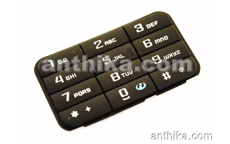 Nokia 3250 Tuş Original Numeric Keypad Black New