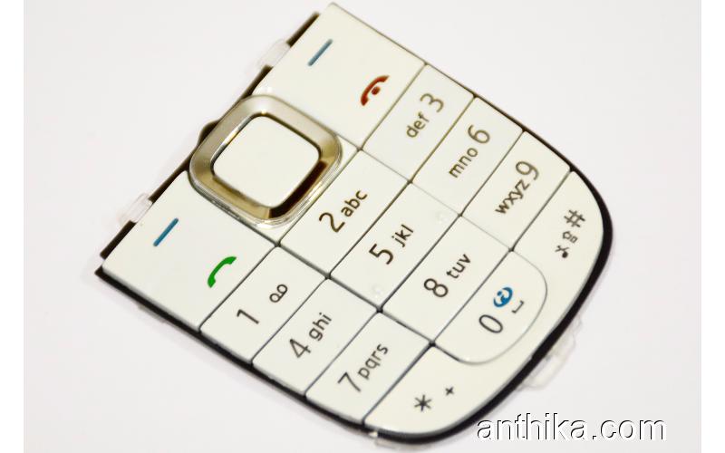 Nokia 3120 Classic Tuş Orjinal Keypad White New