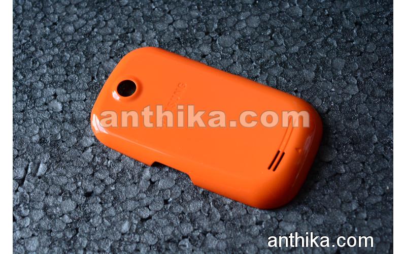 Samsung S3650 Kapak Original Battery Cover Orange New