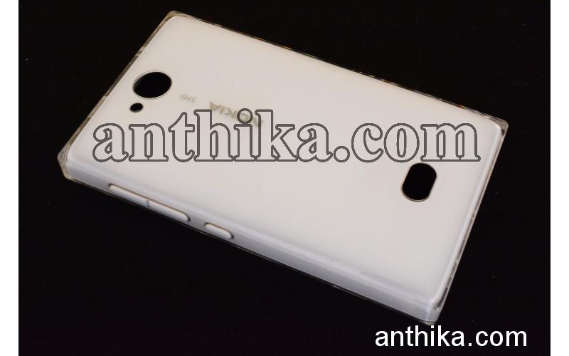 Nokia Asha 503 Kapak Original Battery Cover White Used 02502H3