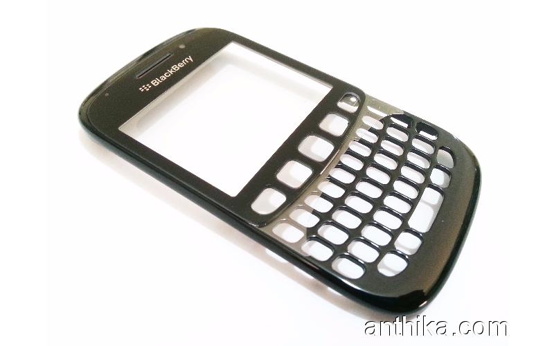 Blackberry 9220 Kapak KVK Depodan Orjinal Front Cover Black