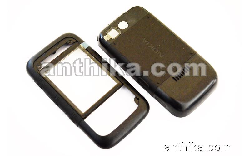 Nokia 5300 Kapak Takım Original Front Battery Cover Black New