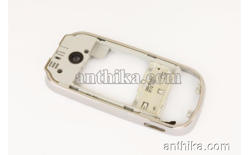 Nokia 7230 Kasa Orjinal Middle Cover Silver Used 0255110