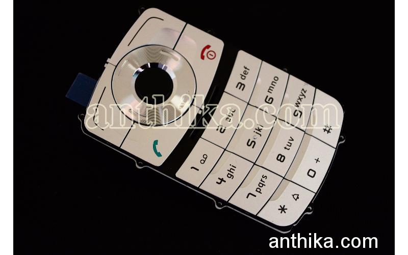 Siemens SF65 Tuş Original Keypad Silver Black New