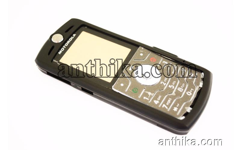 Motorola L7 Kapak Kasa Tuş High Quality Full Housing Black New