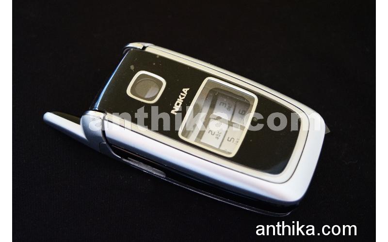 Nokia 6101 Kapak Kasa Tuş High Quality Full Housing Silver Black New