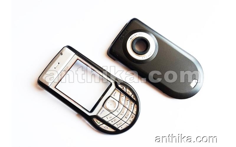 Nokia 6630 Kapak Tuş High Quality Xpress on Cover and Keypad Black New