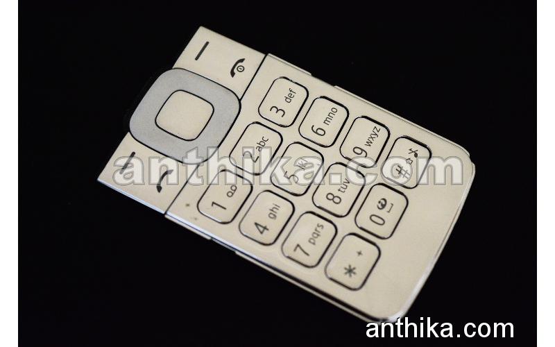 Nokia 7510 Supernova Tuş Original Keypad Silver New