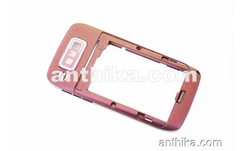 Nokia E72 Kasa Buzzer Şarj Soketi Original Middle Cover Purple Used