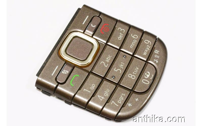 Nokia 6720 Classic Tuş Orjinal Keypad Brown New 0265738