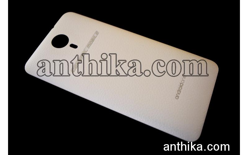 General Mobile Android One Kapak Original Battery Cover White New Condition