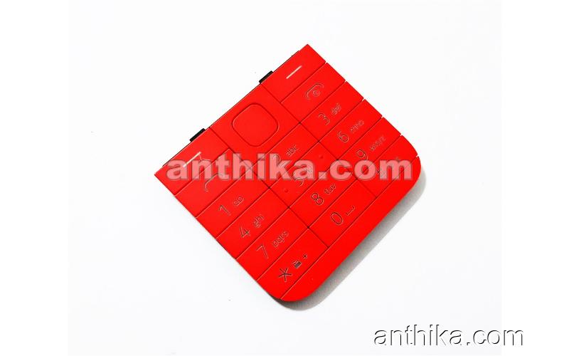 Nokia 225 Tuş Original Keypad Red New