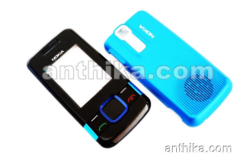 Nokia 7100 Supernova Kapak Tuş High Quality Xpress on Cover Black Blue