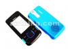 Nokia 7100 Supernova Kapak Tuş High Quality Xpress on Cover Black Blue