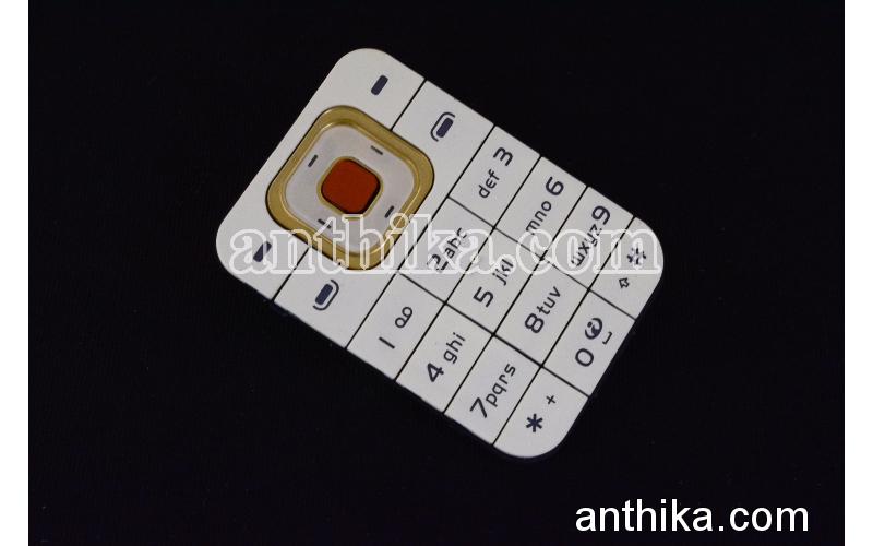 Nokia 7370 Tuş Original Keypad Chreme New 9797772