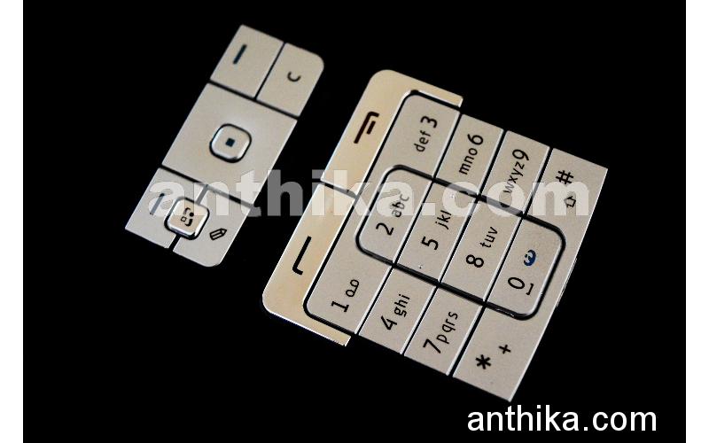 Nokia 6260 Tuş High Quality Keypad Silver New