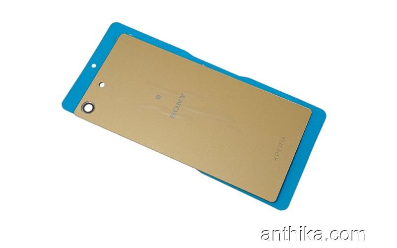 Sony Xperia M5 Arka Kapak Pil Kapağı CAM GOLD