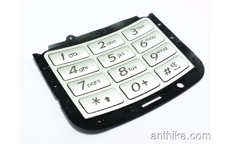 Samsung E250 E251 Tuş Orjinal Keypad Silver