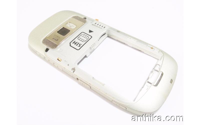 Nokia C7 C7-00 Kasa Orjinal Middle Frame White Used