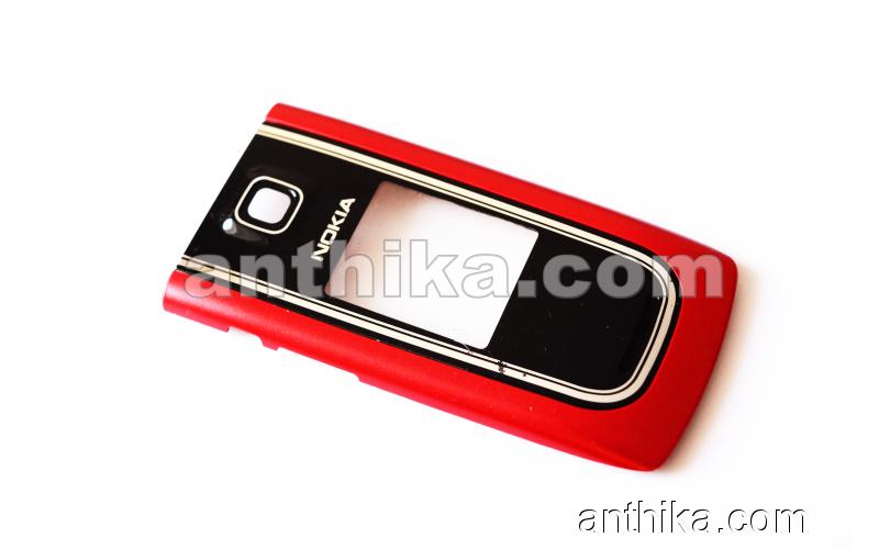 Nokia 6555 Kapak Original Front Cover Red Used