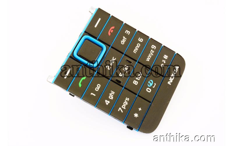 Nokia 3500 Classic Tuş Original Keypad Black Blue New 9792786