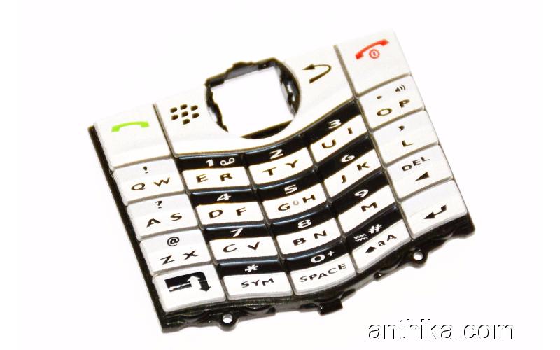 Blackberry 8130 Pearl Tuş Orjinal Kalitesinde Keypad Silver New