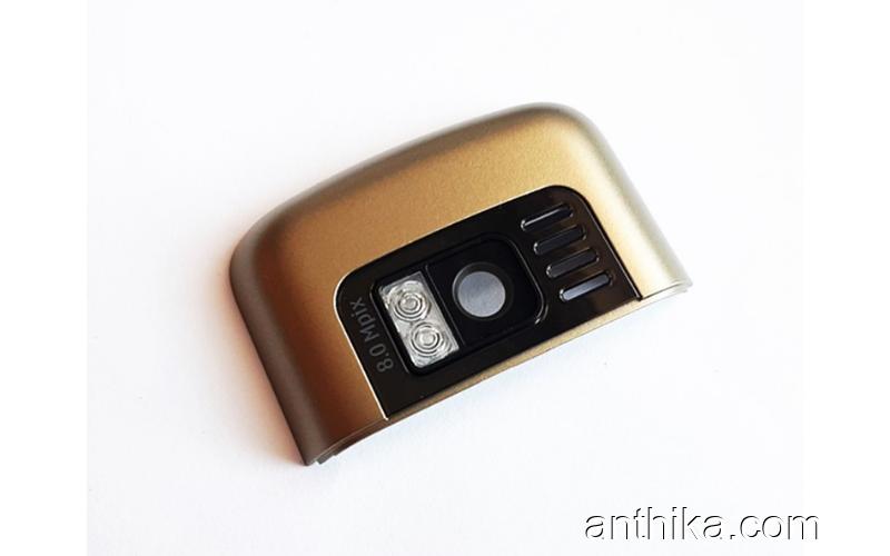 Nokia C6-01 Kapak Kamera Kapağı Original Camera Cover Gold New