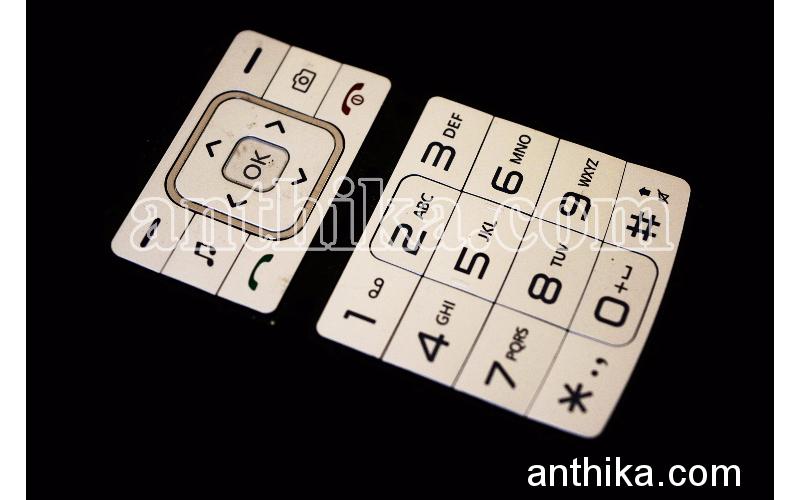 LG A310 Tuş Original Keypad Silver New