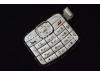 Nokia N70 Tuş Original Keypad Silver New