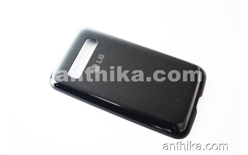 LG E510 Optimus Hub Kapak Original Battery Cover Black New